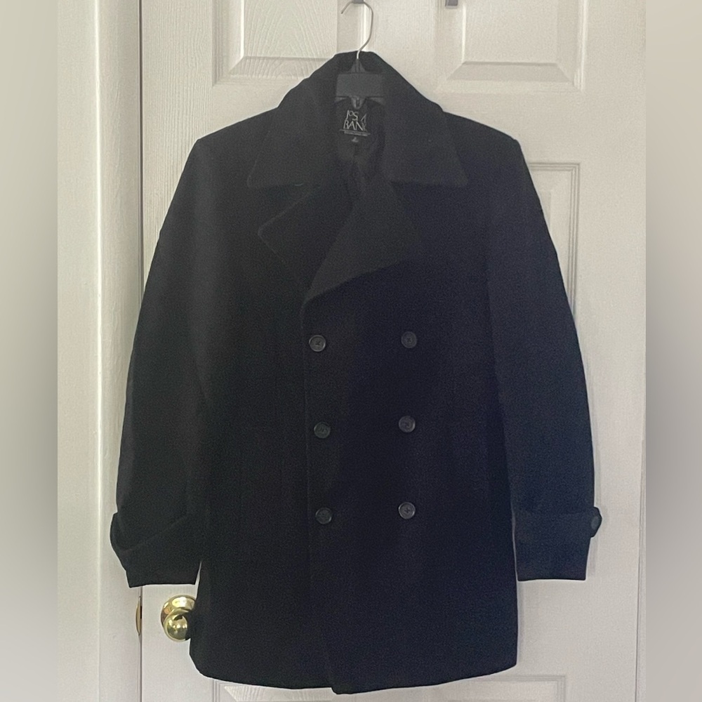 Black Wool Jacket - image 2